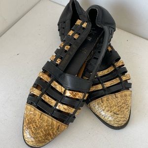 Giorgio Brutini Snake Skin Sandals